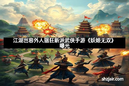 江湖岂容外人猖狂新派武侠手游《妖姬无双》曝光